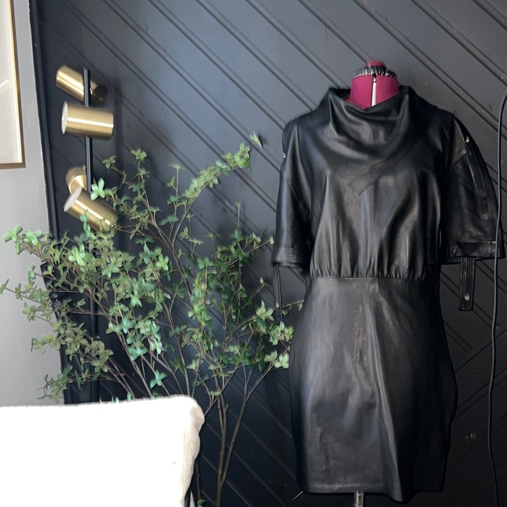 Brand new Zara leather dress
